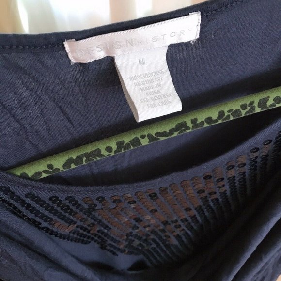 Preowned Design History Women’s Sequined Tank Top - Picture 3 of 3